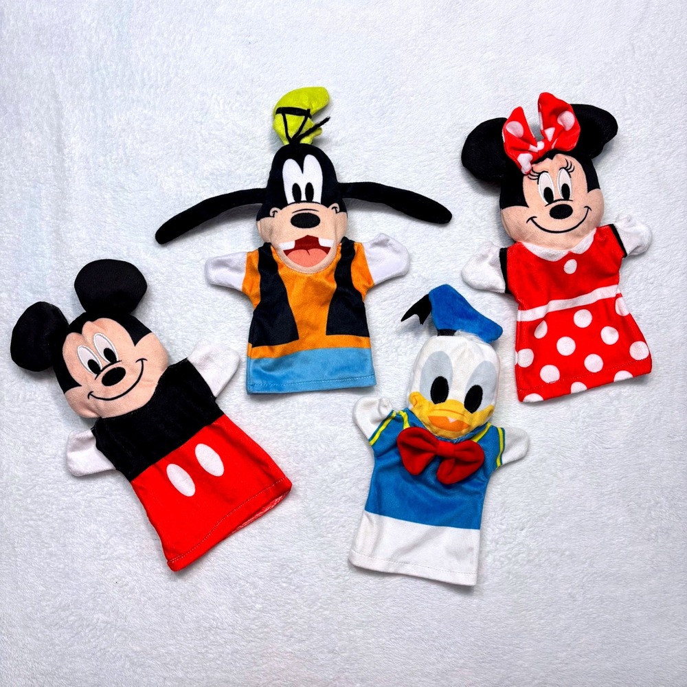 Melissa & Doug Disney Mickey Mouse & Friends Hand Puppets 4pc Set 7551